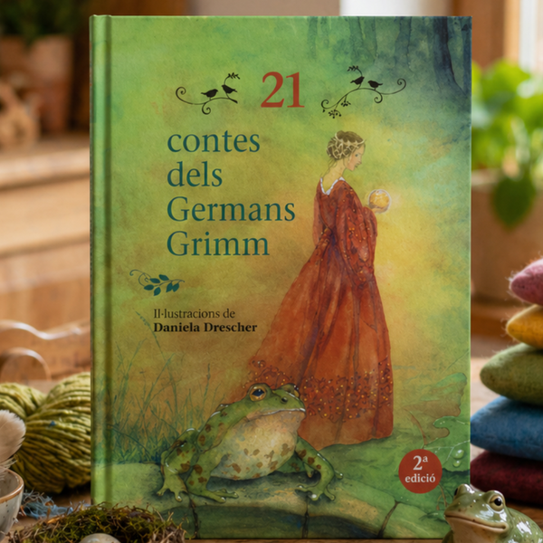 Portada 21 contes del germans Grimm amb il·lustracions de Daniela Drescher