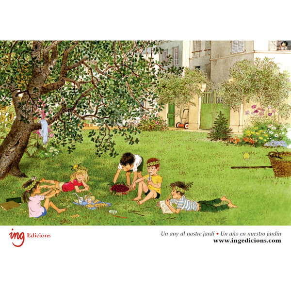 Postal "Un any al nostre jardí" (balcó)