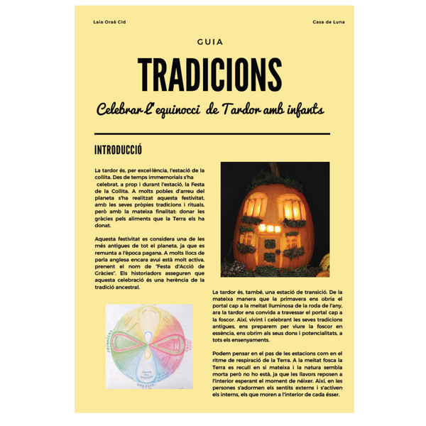 E-guia Tradicions: Celebrar l'equinocci de tardor amb infants (producte digital)