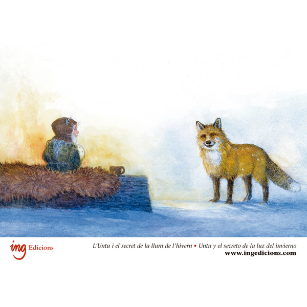 Postal "Untu y el secreto de la luz del invierno" (I)