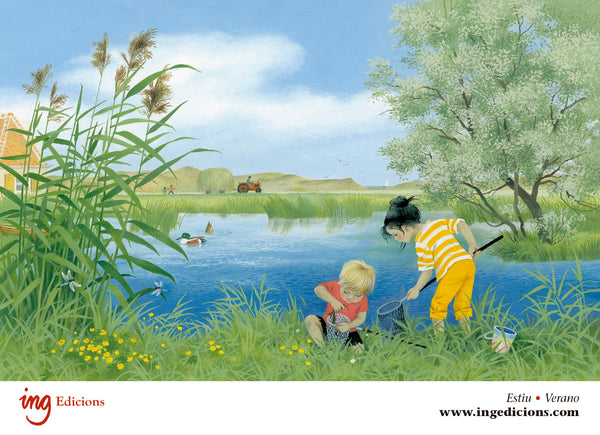 Postal "Verano" (Gerda Muller)