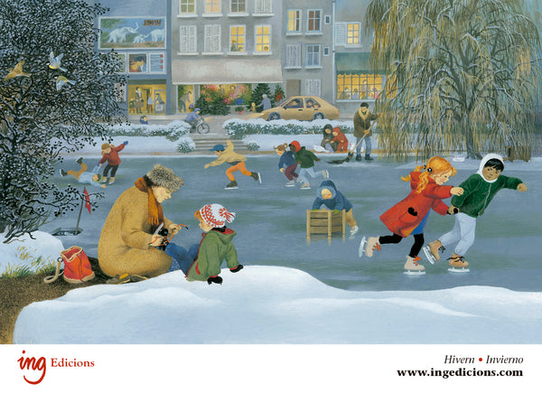 Postal "Invierno" (Gerda Muller)